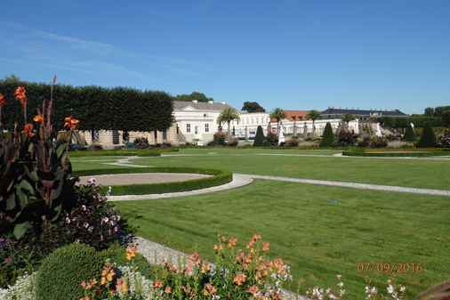 Blick auf das Schloss Herrenhausen